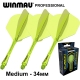       Winmau Fusion Medium Fluoro Yellow ()